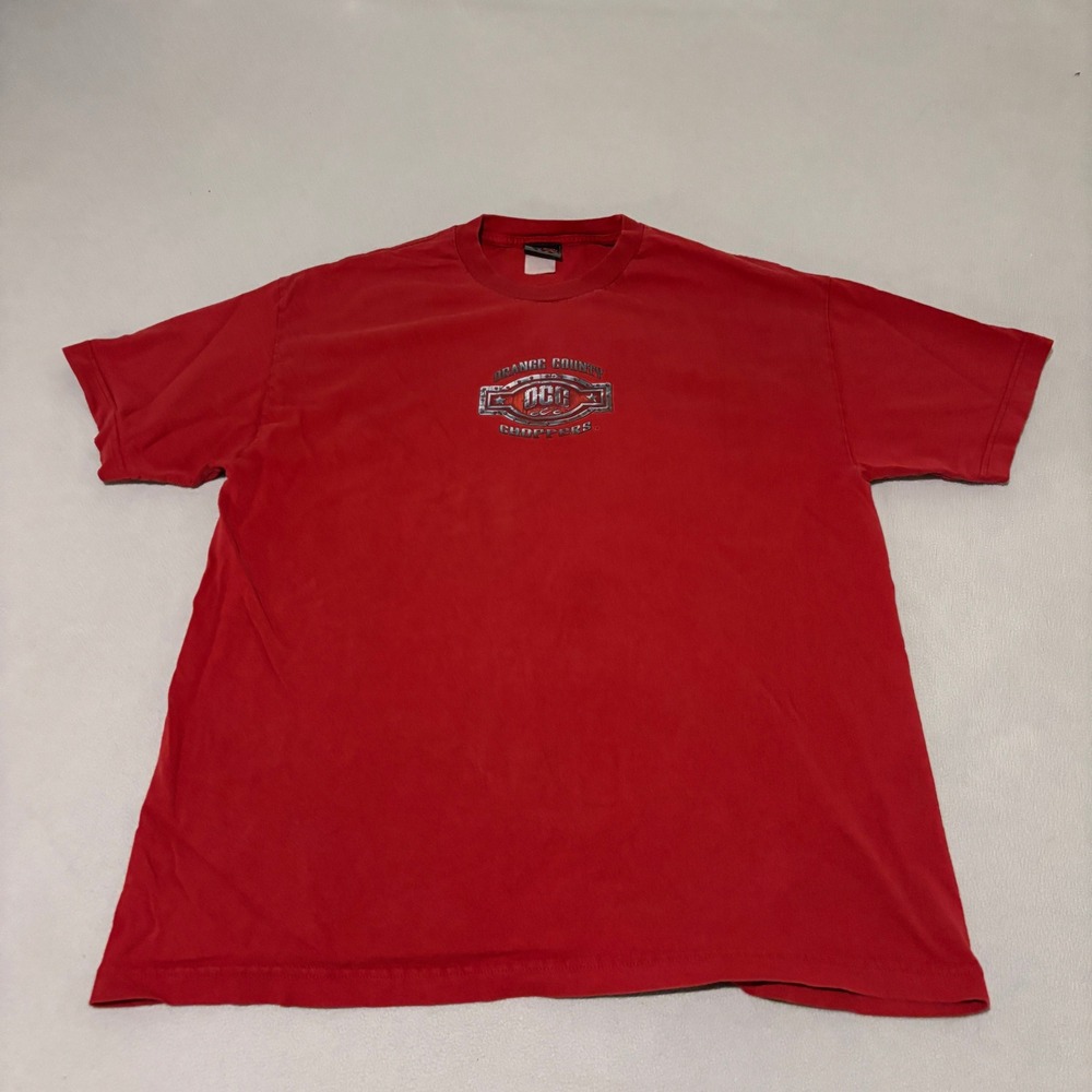 Orange County Choppers Mens OCC Graphic T-Shirt Large‎ Biker Streetwear Casual